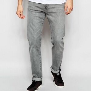 Levi's 501 Men's Button-up Jeans with Light Gray Wash Size 32x32